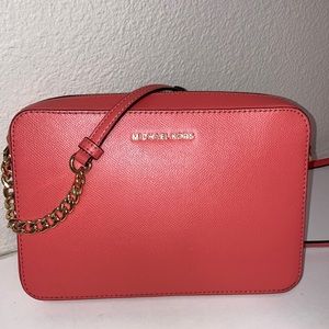 Michael Kors Saffiano Leather Crossbody Bag